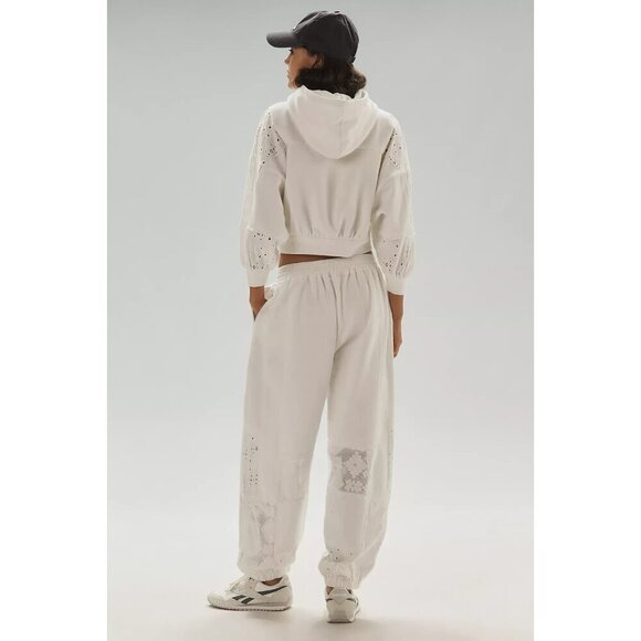 Daily Practice Rhythmic Lace Mesh Sweatpants M - Picture 3 of 4